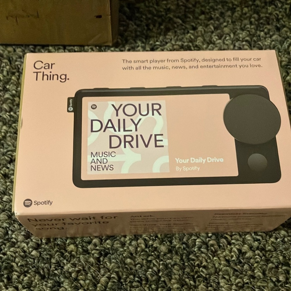 New in box Spotify Car Thing